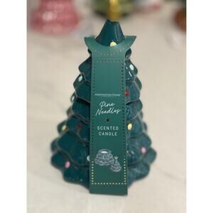Aldi Christmas Candle Green Tree Pine Needle 14 oz Limited Edition 2024 NEW